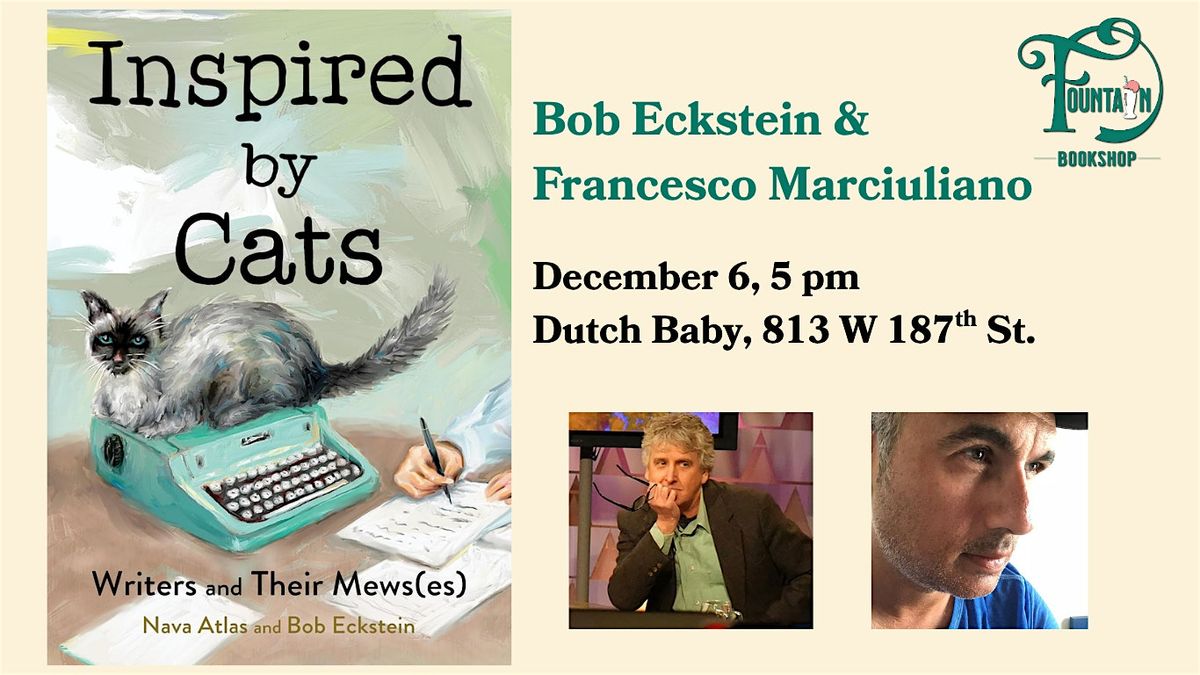 Bob Eckstein in Conversation with  Francesco Marciuliano, 6 December | Event in New York | AllEvents