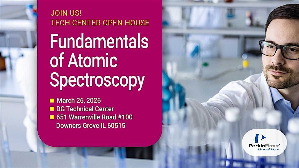 PerkinElmer DG Technical Center Open House and Users Group Meeting, 26 March | Event in Downers Grove | AllEvents