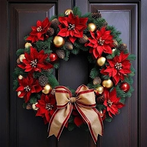 Bloom & Be Merry: Holiday Floral Wreath Workshop, 6 December | Event in Sugar Land | AllEvents