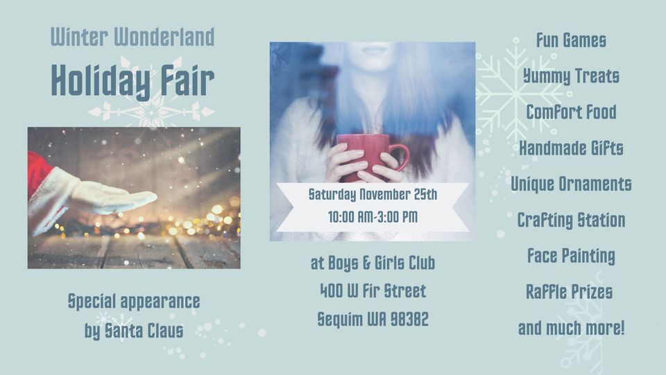Winter Wonderland Holiday Fair, Boys & Girls Clubs of the Olympic Peninsula, Port Townsend, 25