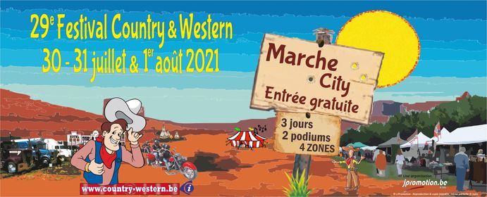 Marche City 29e Festival Country Et Western Marche En Famenne July 30 21 Allevents In