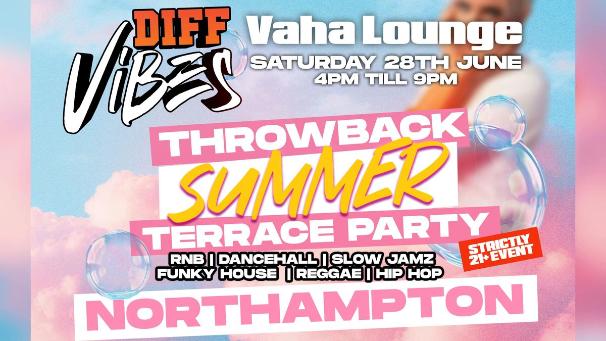 Throwback Summer Terrace Party - Northampton , 28 June | Event in Northampton | AllEvents