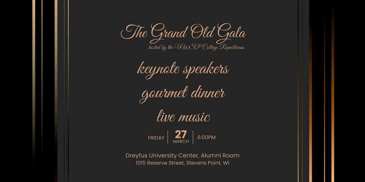 The Grand Old Gala, 27 March | Event in Stevens Point | AllEvents