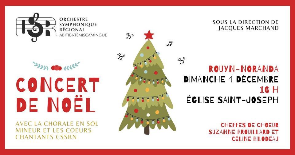 Concert de Noël (RouynNoranda), Église StJoseph, Amos, December 4