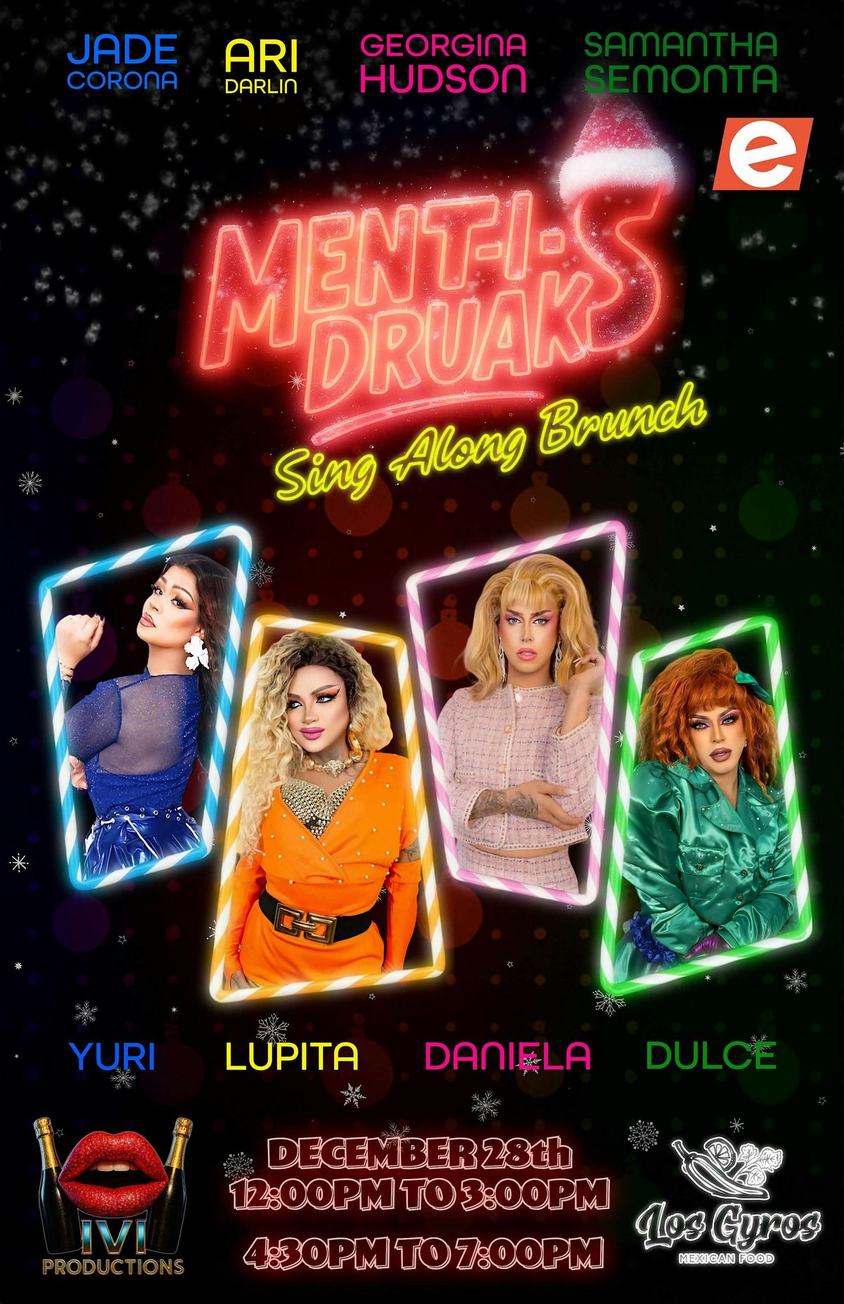 MENTI-DRUAKS X-MAS EDITION, 28 December | Event in Toronto | AllEvents