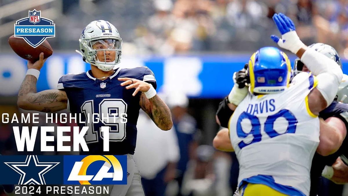 Preseason: Dallas Cowboys at Los Angeles Rams, 9 August | Event in Inglewood | AllEvents