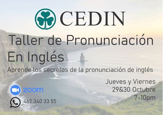 Taller De Pronunciacion En Ingles October 30 Online Event Allevents In