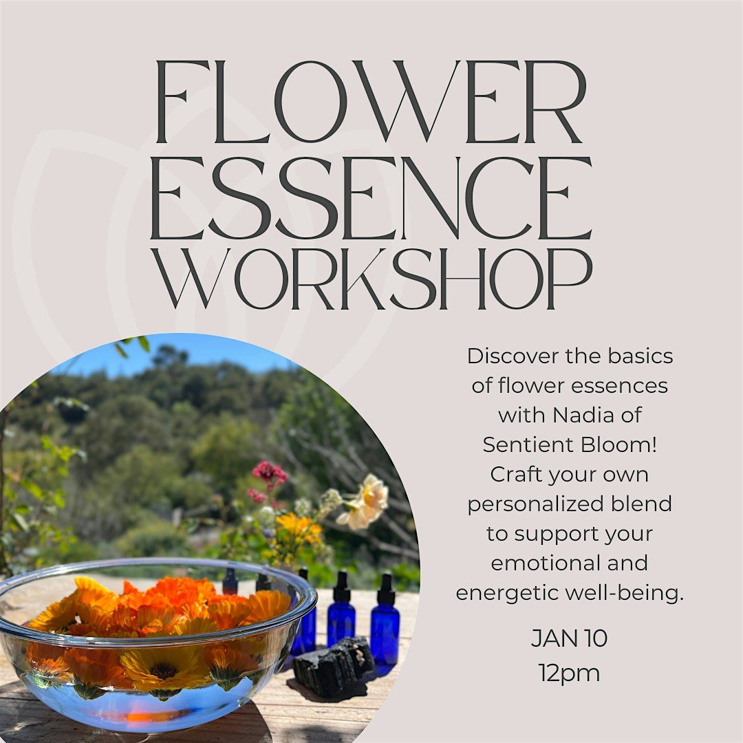 1/10: Flower Essence Workshop, 10 January | Event in Los Angeles | AllEvents