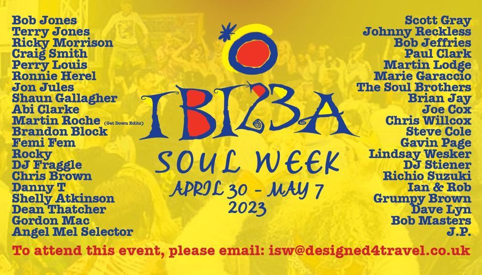 The Ibiza Soul Week 2023, Alua Miami Ibiza, April 30 to May 7 | AllEvents.in The Ibiza Soul Week 2023, Alua Miami Ibiza, April 30 to May 7 | AllEvents.in