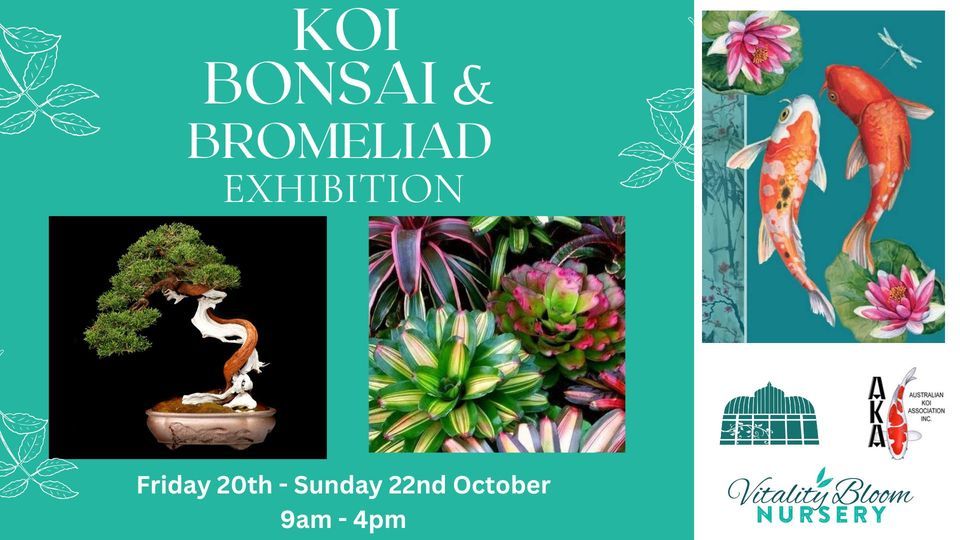 Koi, Bonsai & Bromeliad Exhibition, Vitality Bloom Nursery, Grafton, 20