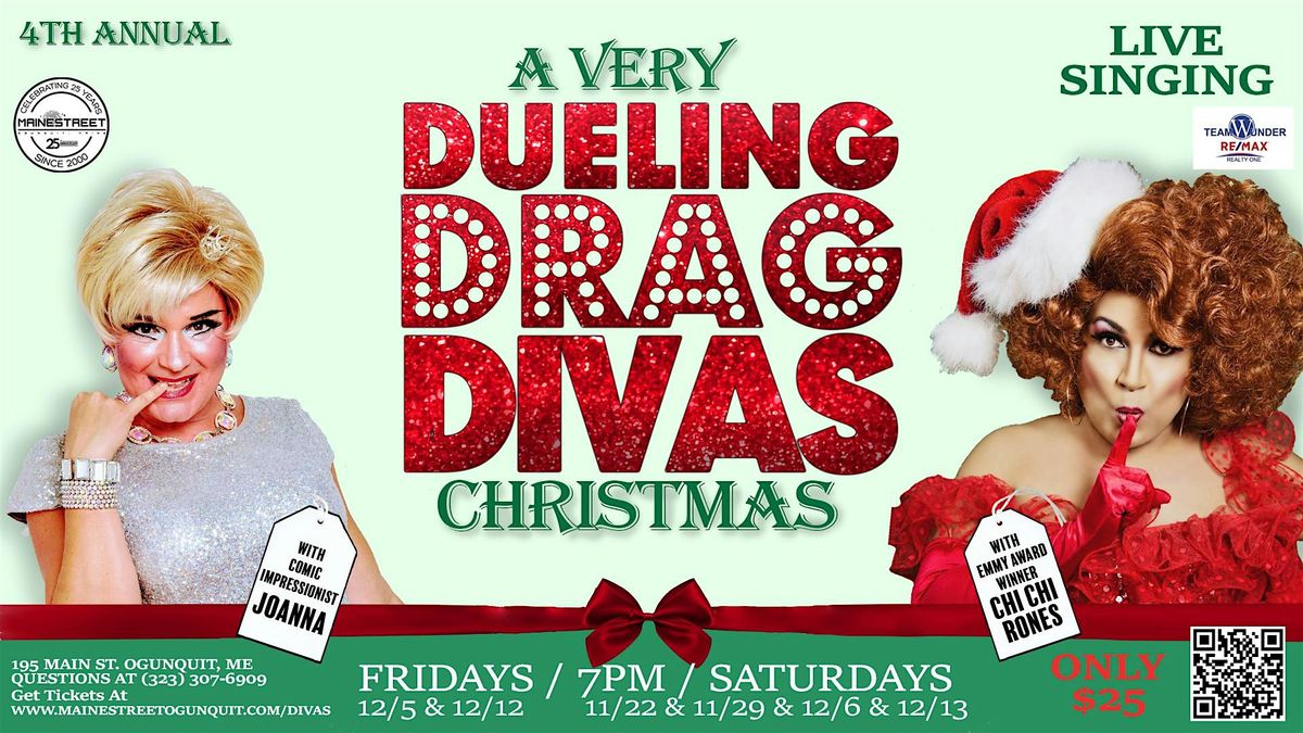 4th ANNUAL A VERY DUELING DRAG DIVAS CHRISTMAS SHOW!, 13 December | Event in Ogunquit | AllEvents