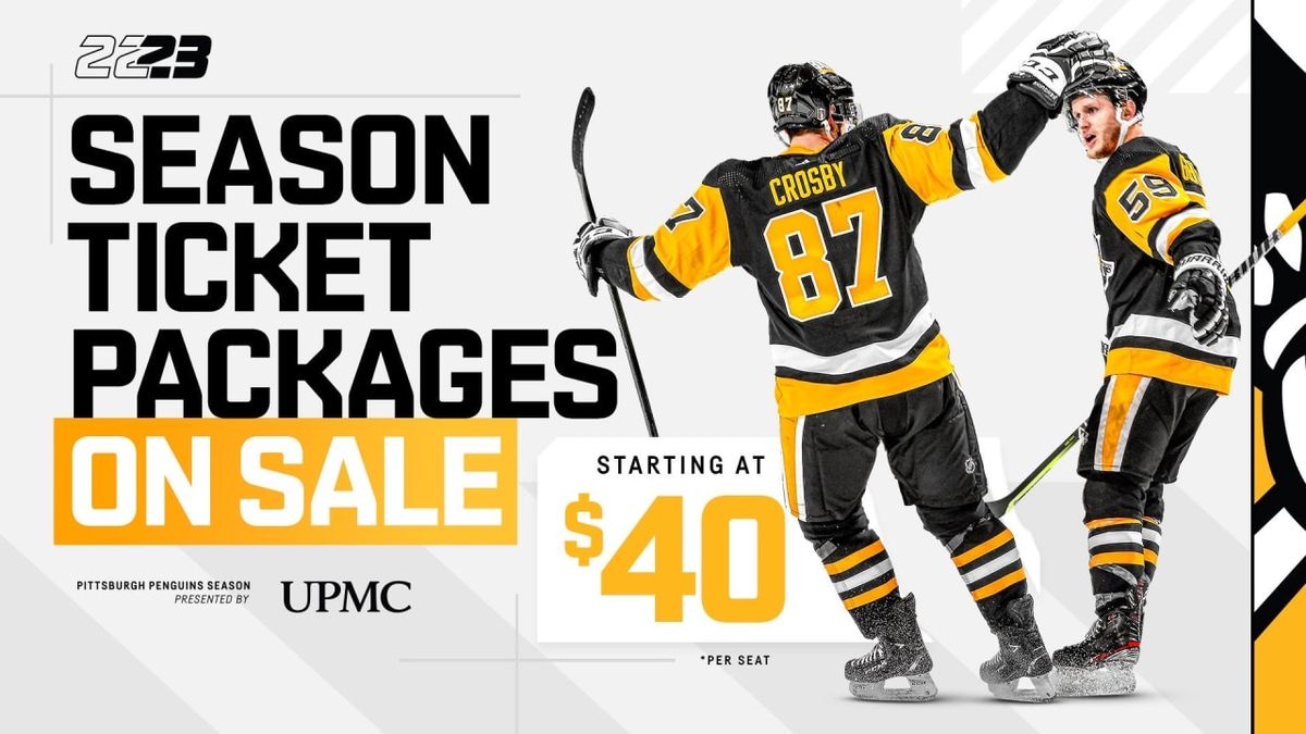 Pittsburgh Penguins Season Tickets (Includes Tickets To All Regular Season Home Games), 5 October | AllEvents