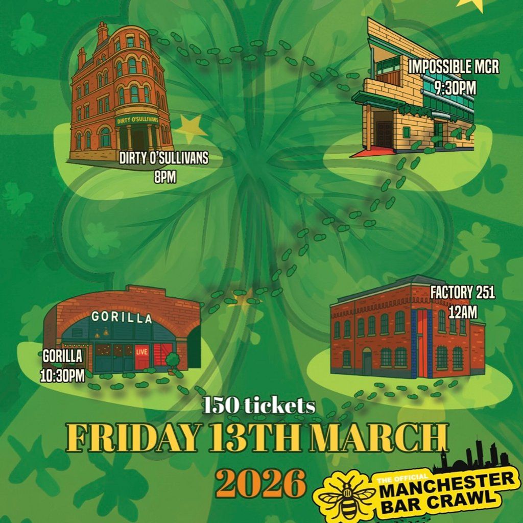 The Shamrock Stumble - Friday 13th Special, 13 March | Event in Manchester | AllEvents
