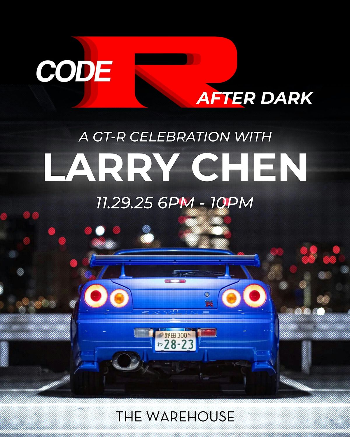 Code R: After Dark - Larry Chen Meet and Greet, 29 November | Event in Mesa | AllEvents