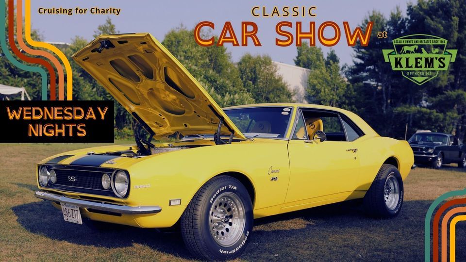 Wednesday Night Cruising for Charity Car Show at Klems, Klem's, Charlton  Depot, June 14 2023 | AllEvents.in
