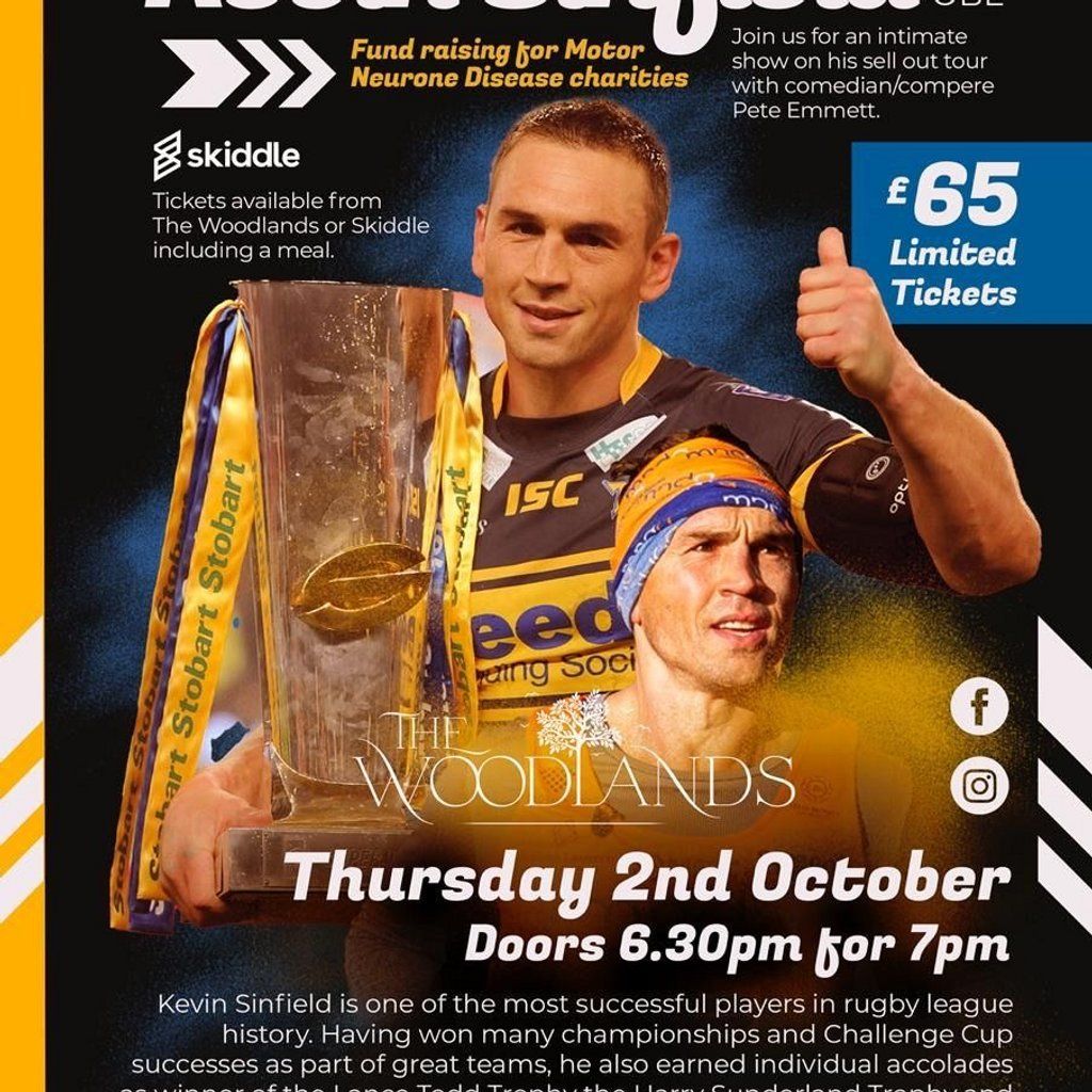 An evening with Kevin Sinfield OBE, 2 October | Event in Runcorn | AllEvents