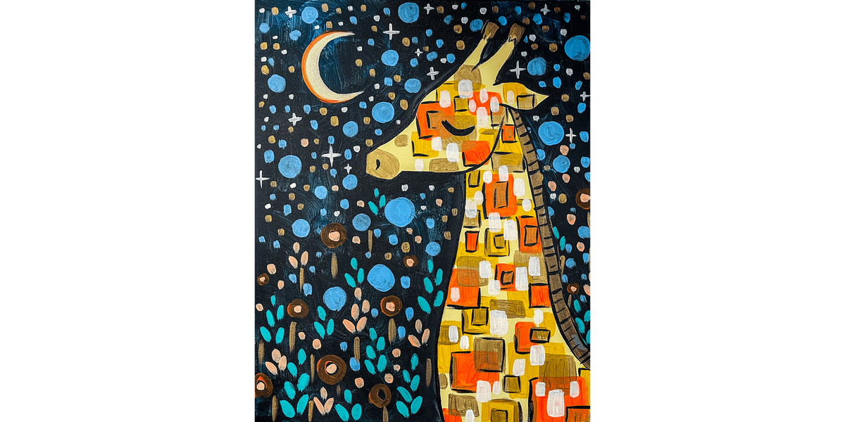 Klimt Style Giraffe - Paint and Sip in Cincinnati | Classpop!™, 24 November | Event in West Chester | AllEvents