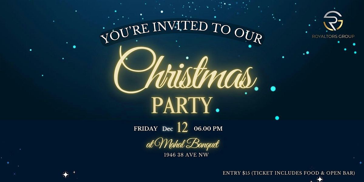 Royaltors Christmas Party, 12 December | Event in Edmonton | AllEvents