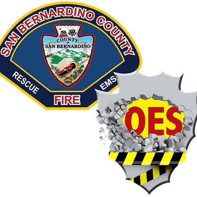 SBCo. Fire, OES Volunteer Training logo
