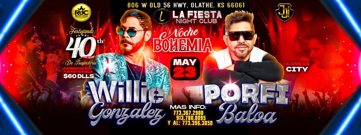 WILLIE GONZALEZ & PORFI BALOA , 23 May | Event in Olathe | AllEvents