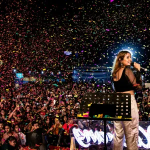 Dhvani Bhanushali in Hyderabad