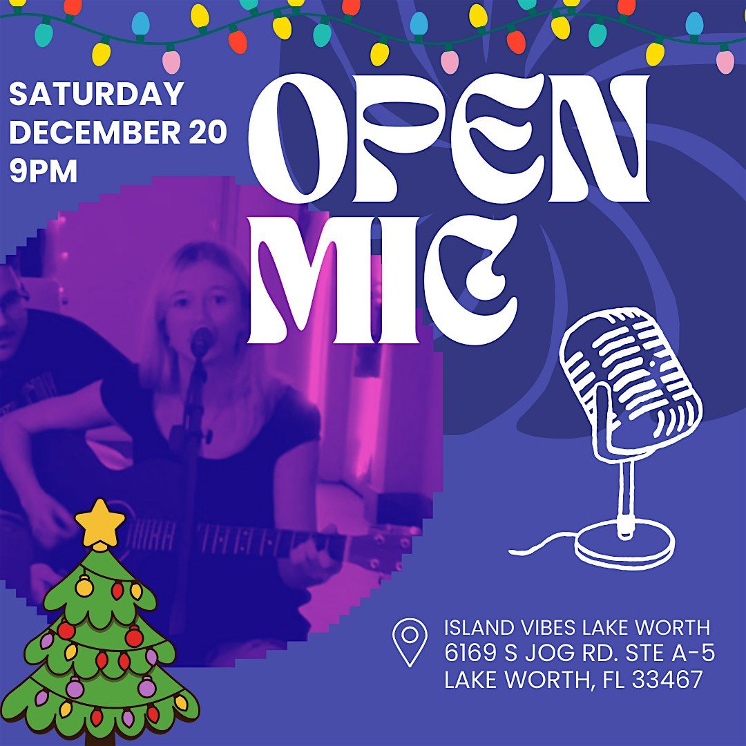 Open Mic, 20 December | Event in Lake Worth | AllEvents