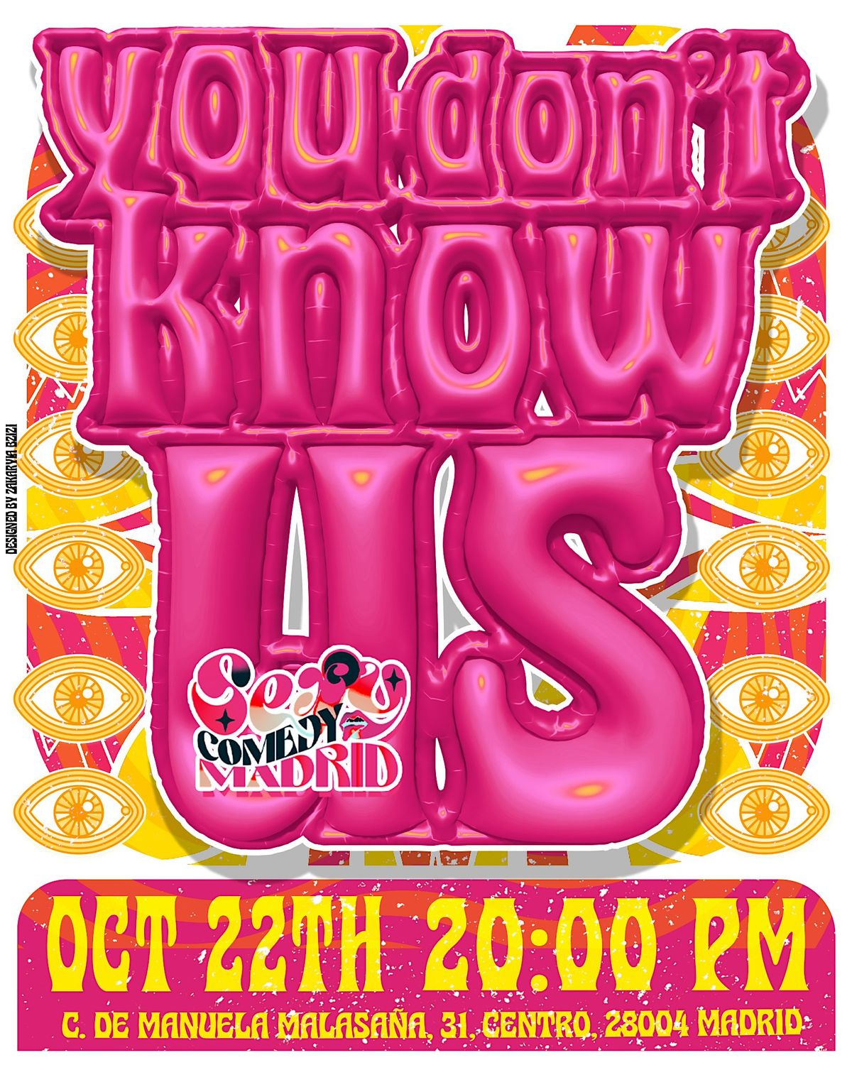 You Don’t Know Us-Stand Up Comedy In English!, 30 November | Event in Madrid | AllEvents