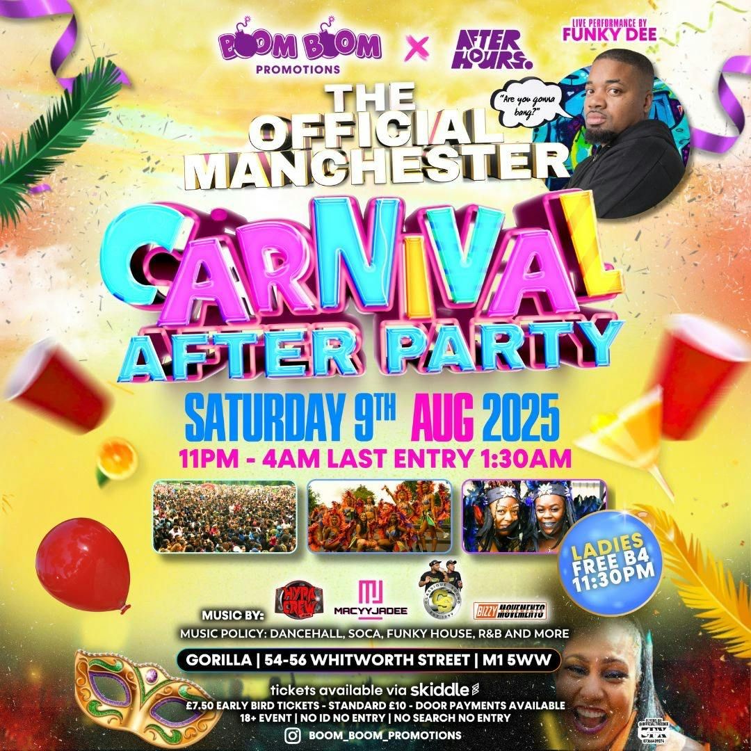 Manchester Carnival After Party, 9 August | Event in Manchester | AllEvents