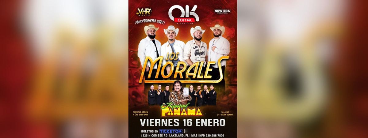 LOS MORALES & TROPICAL PANAMA, 16 January | Event in Lakeland | AllEvents
