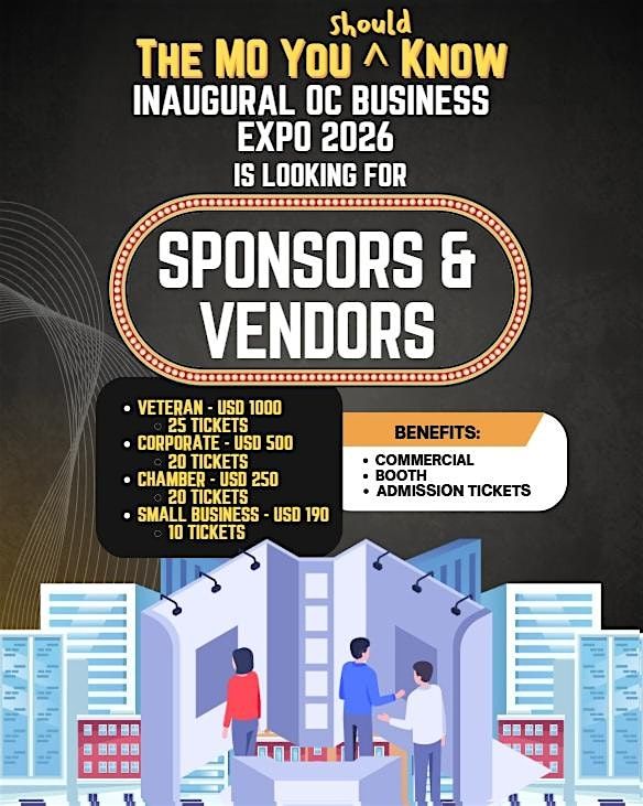 The MO You Should Know Inaugural Small Business Expo #1, 29 January | Event in Garden Grove | AllEvents