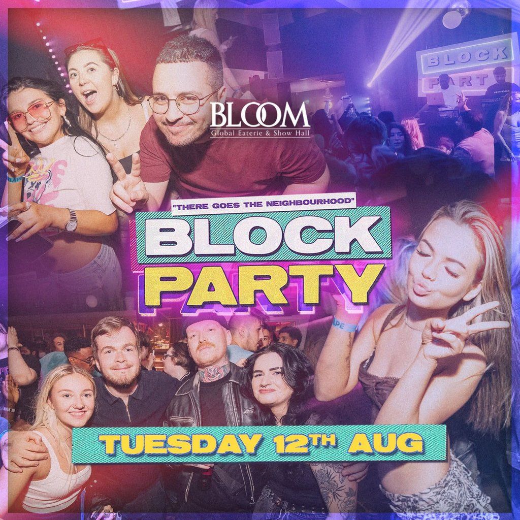Block Party - Tuesday 12th August, 12 August | Event in Middlesbrough | AllEvents