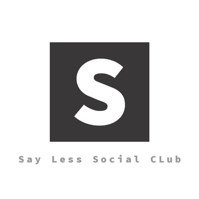 Say Less Social Club logo