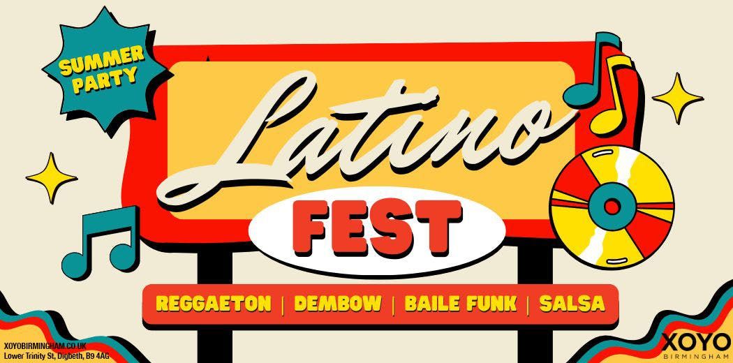 Latino Fest Summer Rooftop Party (Birmingham)  May 2025, 31 May | Event in Birmingham | AllEvents