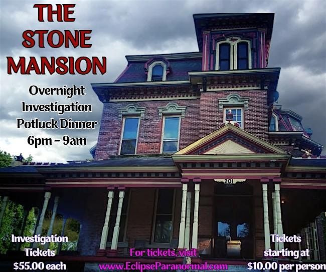 Overnight Investigation of The Stone Mansion, 24 January | Event in Winchester | AllEvents