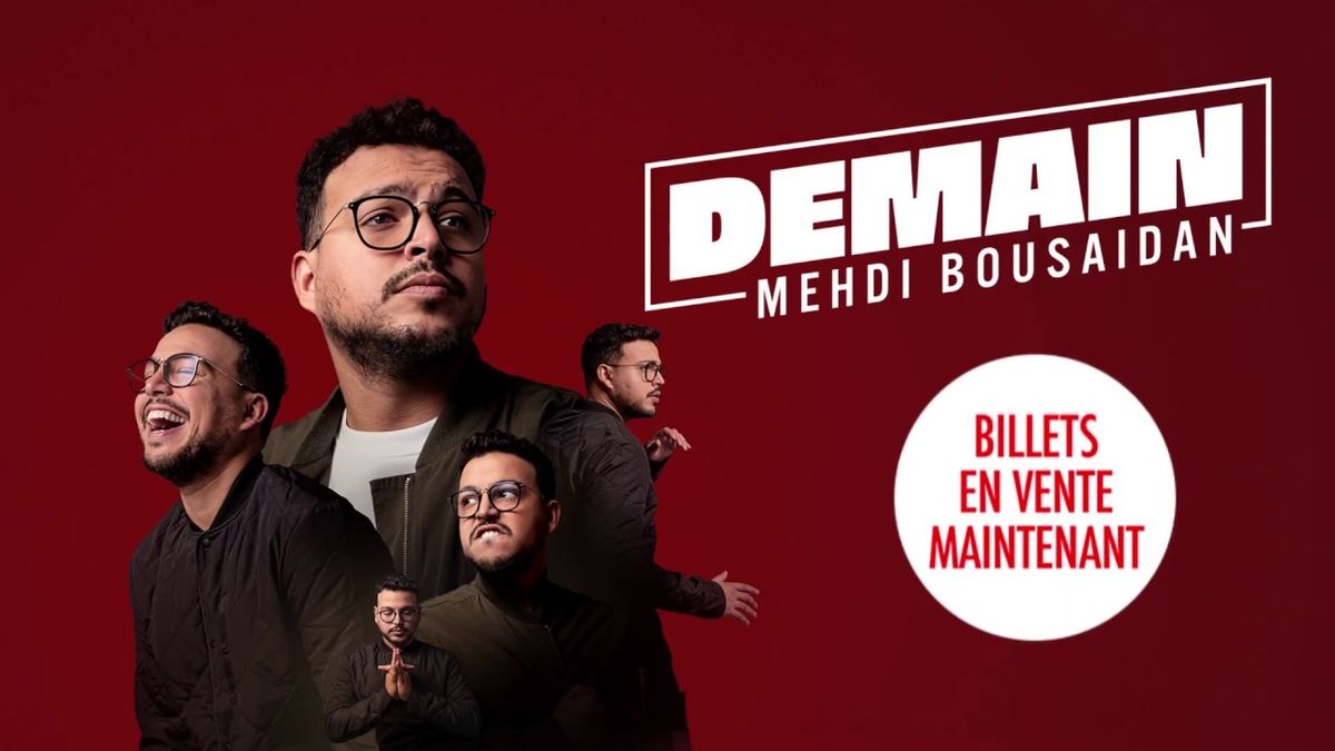 Mehdi Bousaidan at LOlympia Montreal, 15 April | Event in Montreal | AllEvents