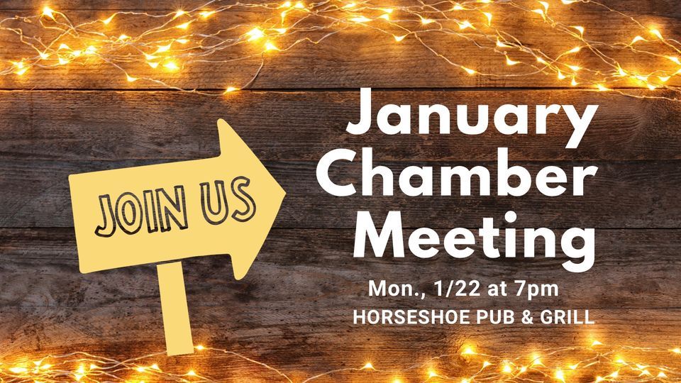 January Lathrop Area Chamber of Commerce Meeting , The Horseshoe Pub