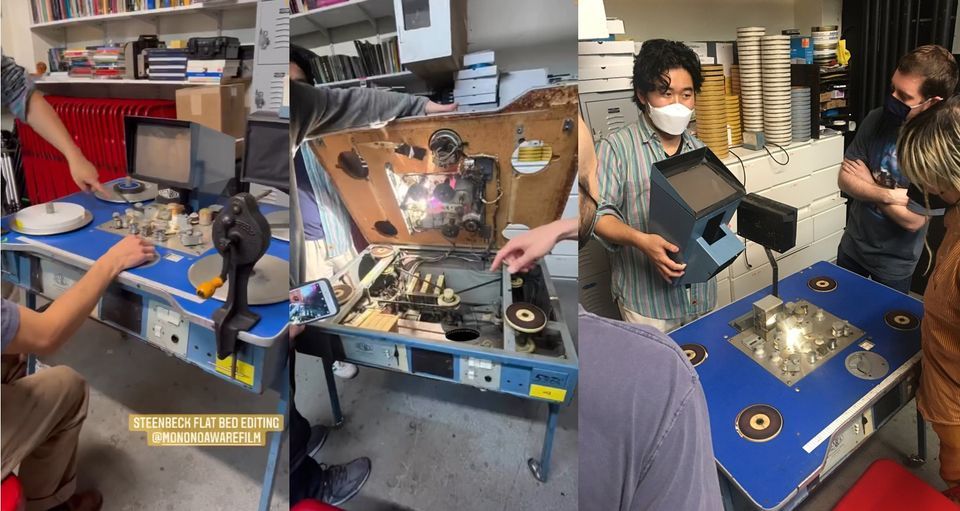 STEENBECK FLATBED EDITING TABLE & CIRO SPLICER 16MM FILM EDITING, 33