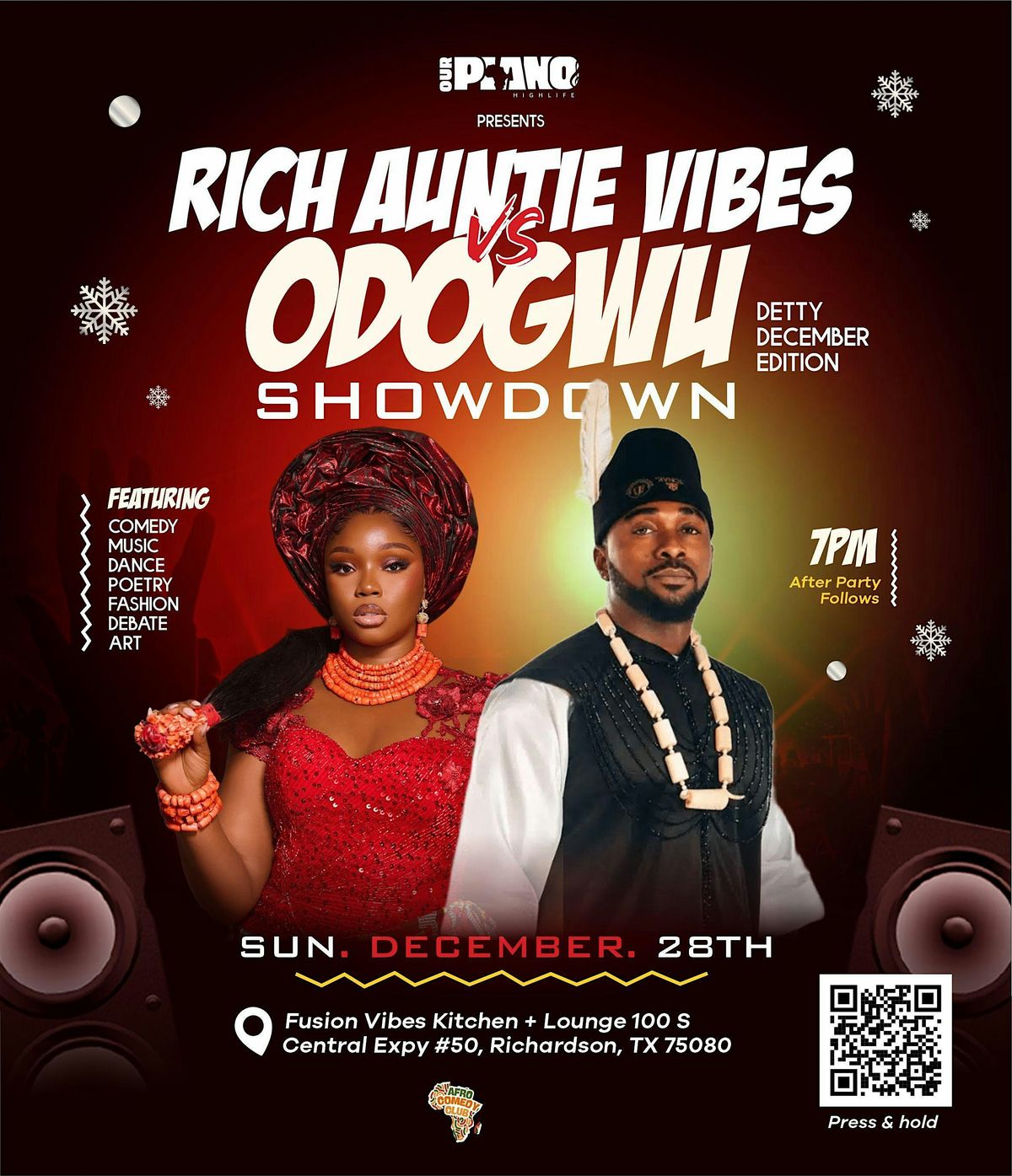 RICH AUNTIE VIBES, 28 December | Event in Richardson | AllEvents