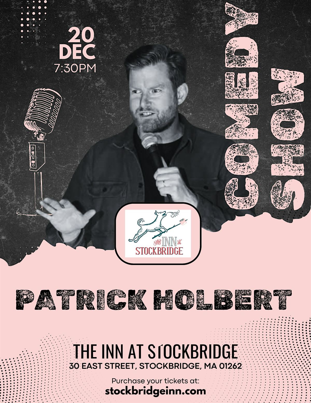 December Comedy Night @ The Inn at Stockbridge, 20 December | Event in Stockbridge | AllEvents