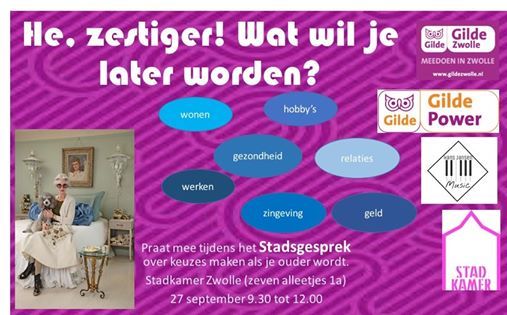 Stadsgesprek He Zestiger Wat Wil Je Later Worden At