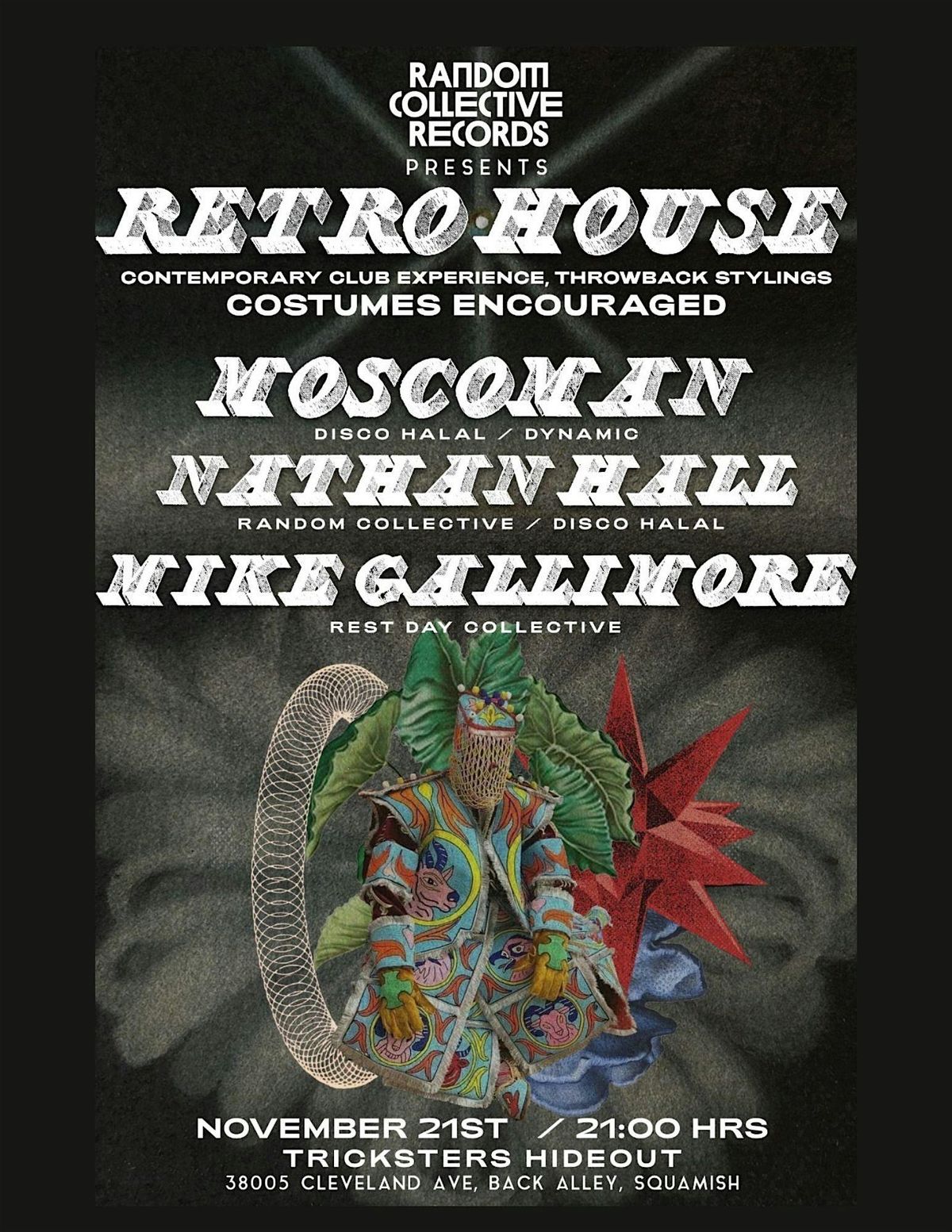 Random Collective Presents: Retro House | Event in Squamish | AllEvents