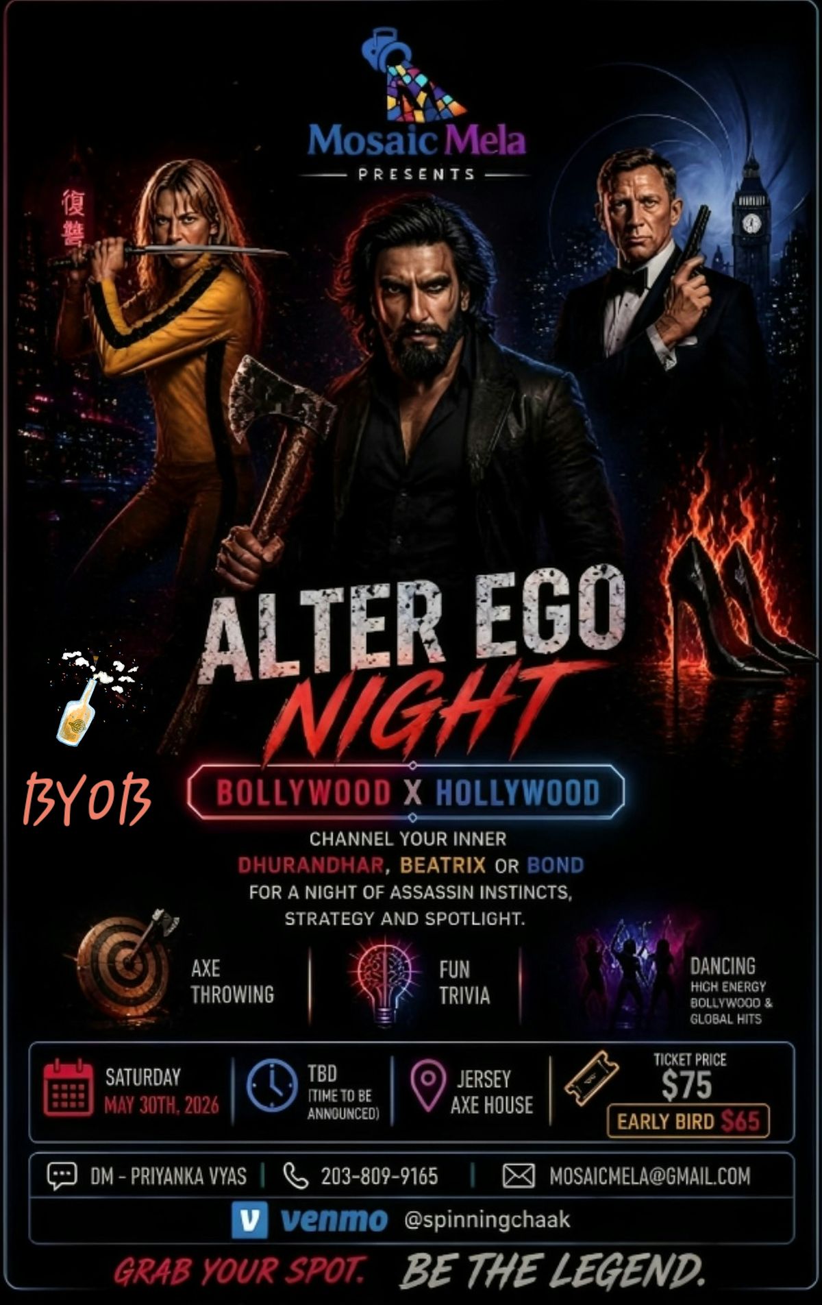 ALTER EGO NIGHT (Bollywood X Hollywood)