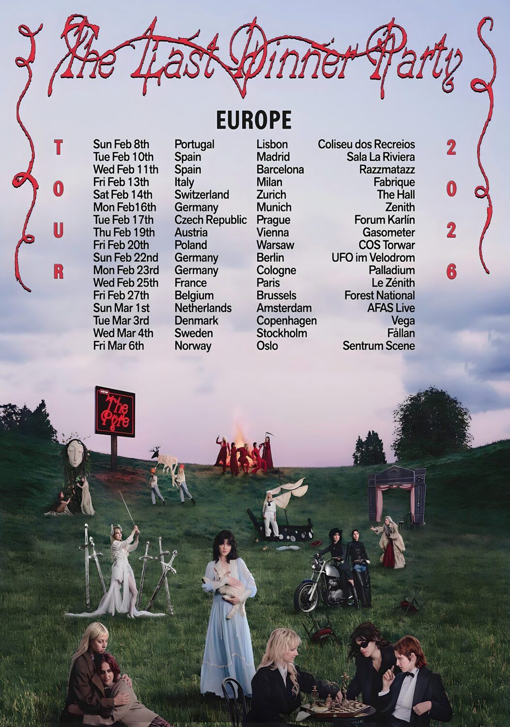 The Last Dinner Party, 19 May | Event in Portland | AllEvents