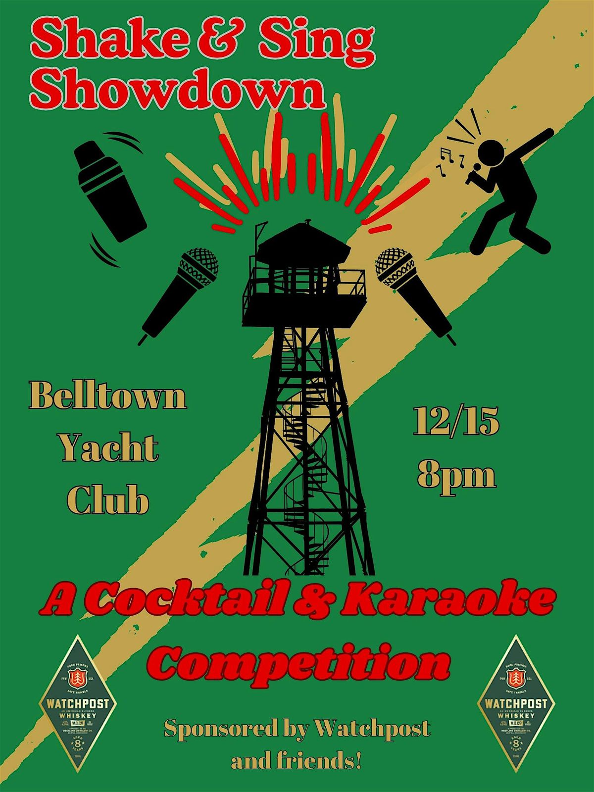 Shake & Sing Showdown presented by Watchpost Whiskey, 15 December | Event in Seattle | AllEvents