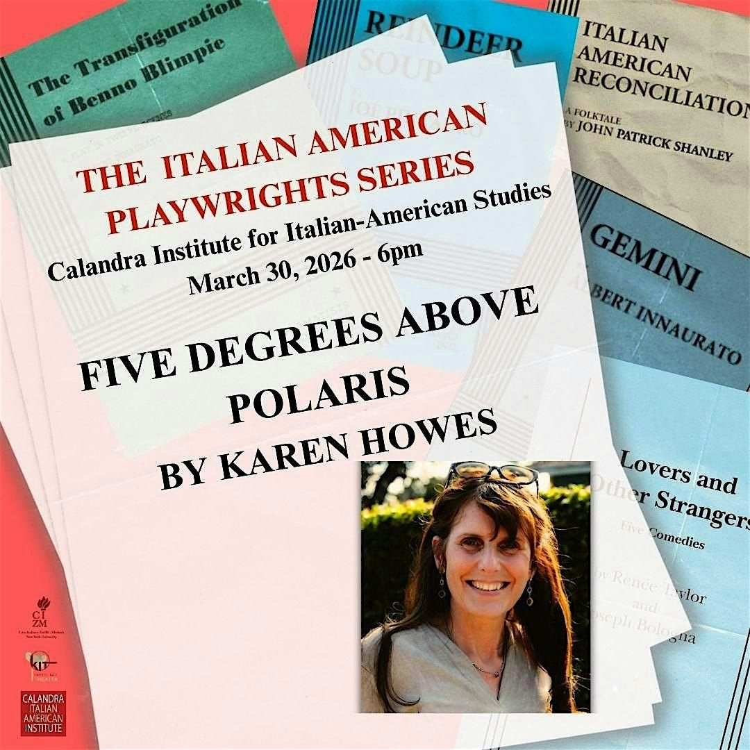The Italian American Playwrights Series part 4, 30 March | Event in New York | AllEvents