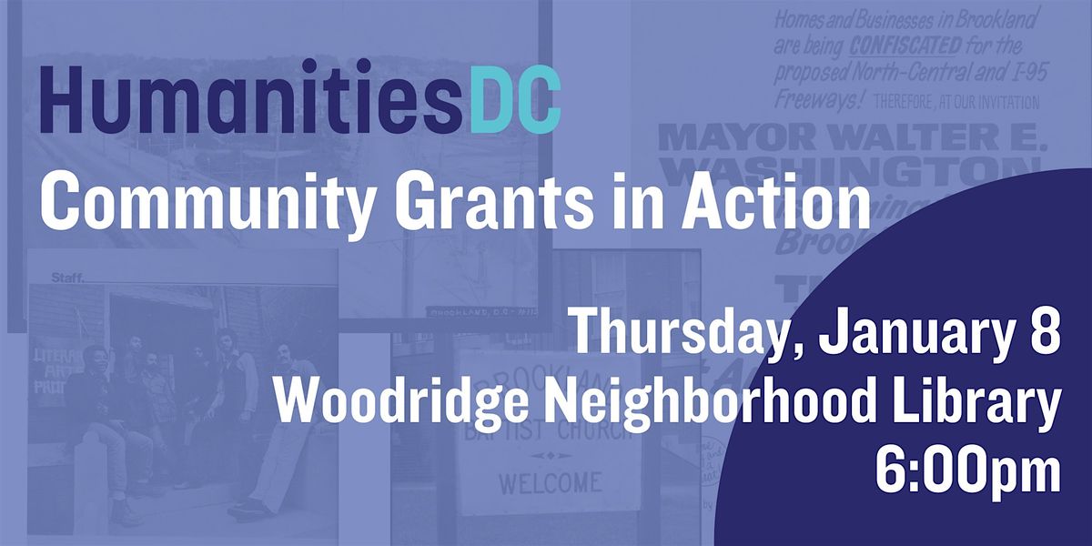Community Grants in Action: Ward 5, 8 January | Event in Washington | AllEvents