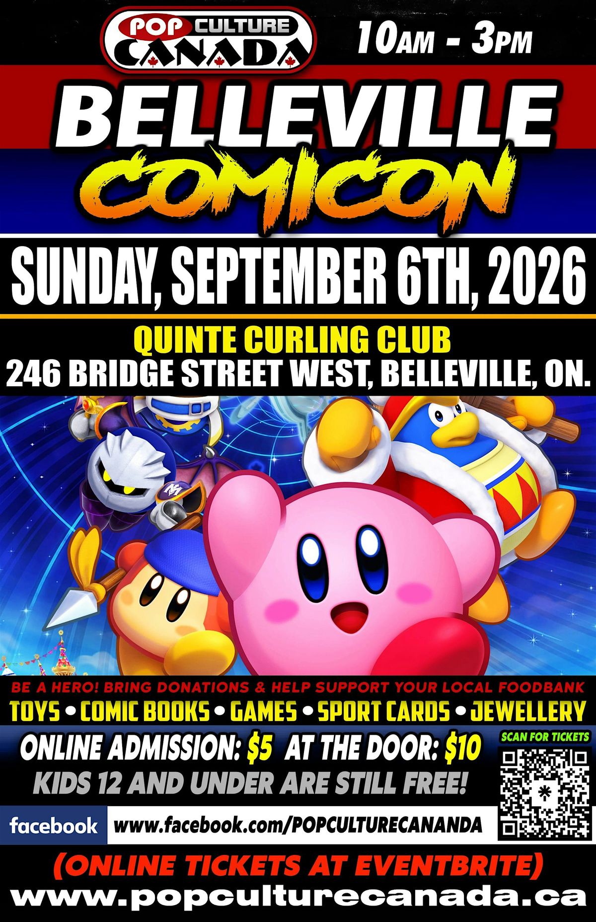 BELLEVILLE COMICON : AUGUST 29TH 2026 : COMIC CON