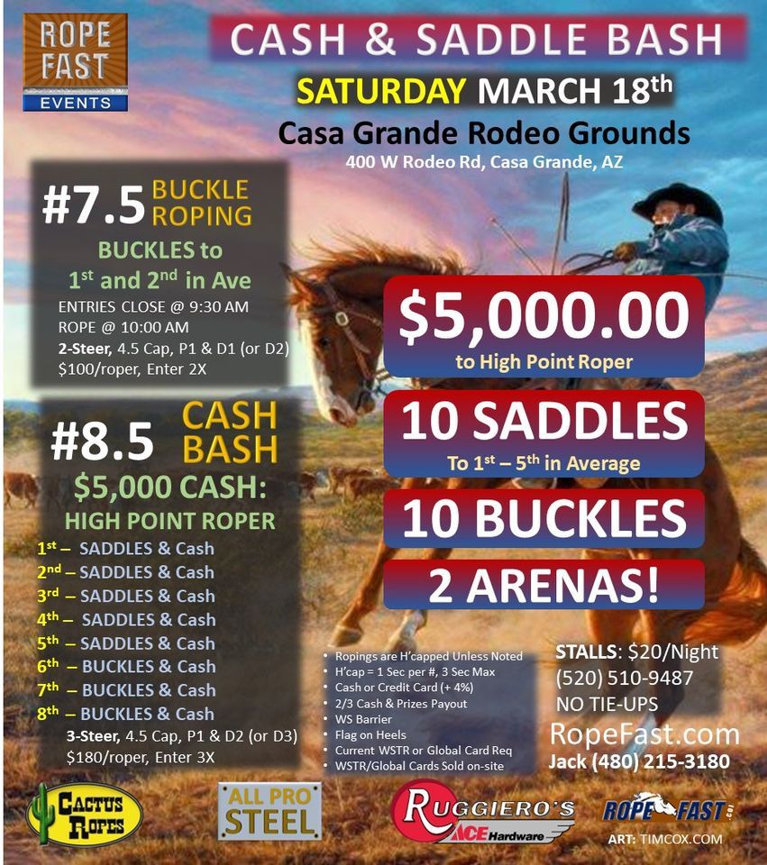 #8.5 Cash & Saddle Bash, Casa Grande Rodeo Grounds, March 18 2023 ...