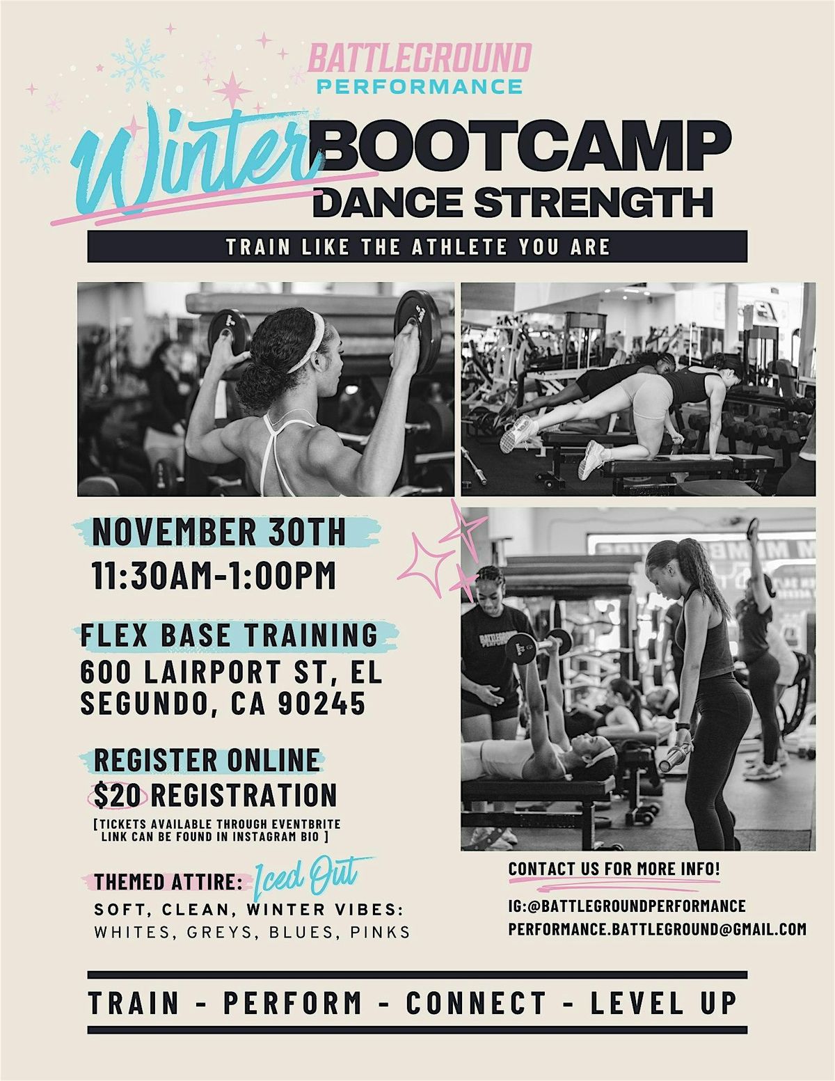 Dance Strength Winter Bootcamp, 30 November | Event in El Segundo | AllEvents