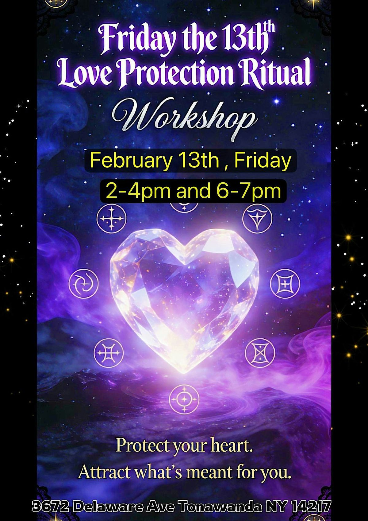 Friday the 13th Love Protection Ritual Workshop, 3672 Delaware Ave ...